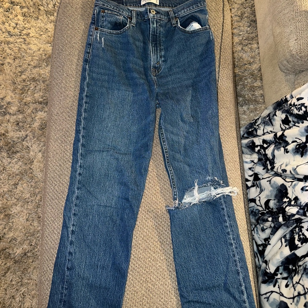 Abercrombie & Fitch 90s Straight Ultra High Rise